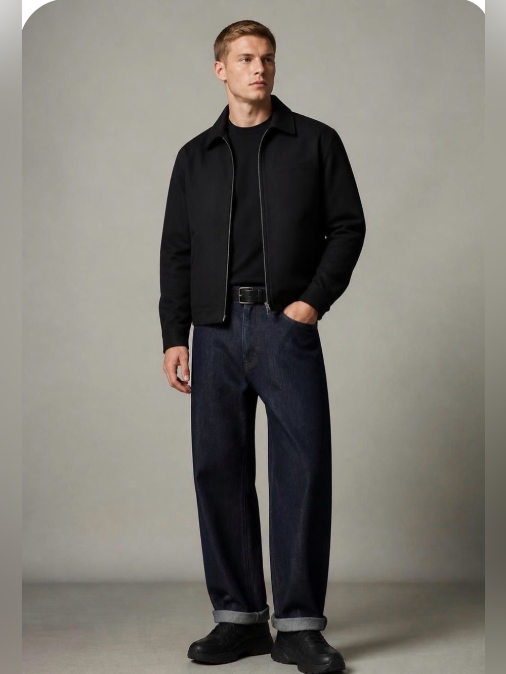 Rodd & Gunn navy blue Lightweight Zip-Front Jacket